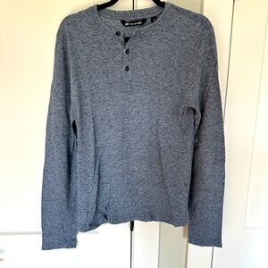 Gray-blue Travis Matthew long sleeve shirt